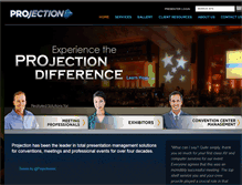 Tablet Screenshot of projection.com